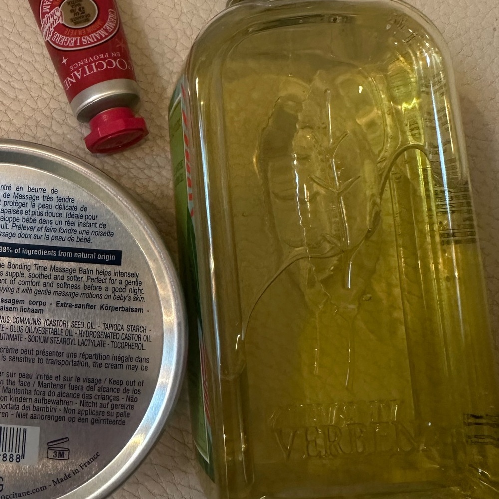 L’Occitane NWT Set of 3 Shower Gel Massage Crème Light Hand Cream Festive Garden - Picture 7 of 9